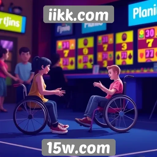 Acessibilidade no iikk.com para jogadores com deficiência