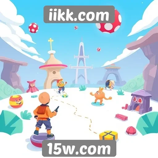 Recursos de jogos inovadores disponíveis no iikk.com